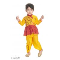 Pretty Funky Kids Boys Multi Kurta Sets