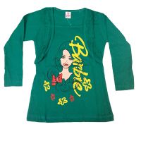 Little Babs-Green Barbie Printed Tee