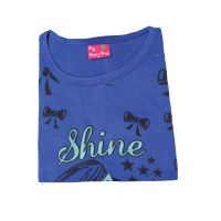 Apple Baby Blue Printed T-Shirt