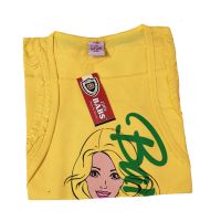 Little Babs Yellow Barbie Printed Tee