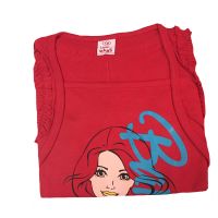 Little Babs Red Barbie Printed Tee