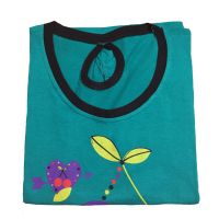 Princess Aqua Green Printed T-Shirt