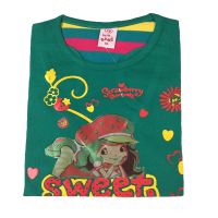 Little Babs Green Barbie Printed Tee