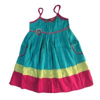 Classic Multi Knee Length Sleeveless Frock