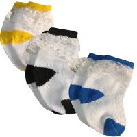 Girls Ankle Length Socks Pk 3