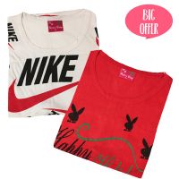 80% Off On Princess Printed T-Shirt Pk 2