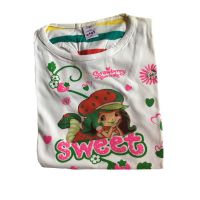 Little Babs White Sweet Printed Tee