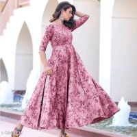 Aishani Fashionable Women Pink Kurtis