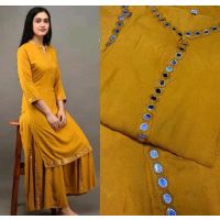 Adrika Drishya Yellow Women Kurta Sets