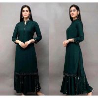 Adrika Drishya Green Women Kurta Sets