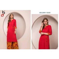 Aakarsha Graceful Red Women Kurta Sets