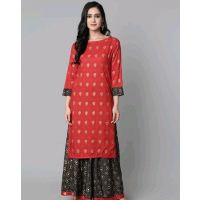 Chitrarekha Maroon Women Petite Kurta Set