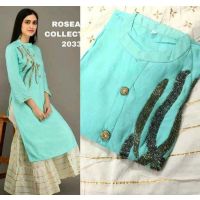 Charvi Refined Blue Women Kurta Sets