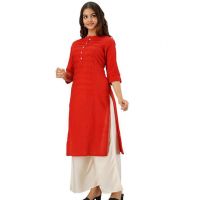 Abhisarika Fabulous Red Women Kurta Sets