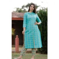 Aagyeyi Classy Blue Women Kurta Sets