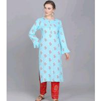 Jivika Stylish Blue Women Kurta Sets