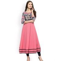 Designer Coral Printed Women Kurti 