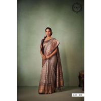 Kutch Kala Grey Zari Women Saree