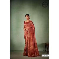 Kutch Kala Pink Zari Women Saree