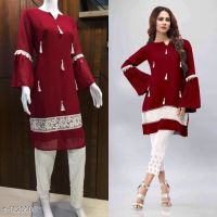 Stylish Designer Georgette Womens Kurta Sets