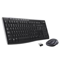 Logitech MK270r Wireless Combo Keyboard (Black)