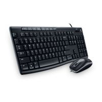 Logitech MK200 Mouse & Keyboard Combo, Full-Sized Wired USB Laptop Keyboard