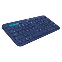 Logitech K380 / Easy-Switch for Upto 3 Devices, Slim Bluetooth Tablet Keyboard  (Blue)