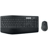 Logitech MK850 Keyboard & Mouse Combo, Bluetooth, 12 Programmable Keys Bluetooth, Smart Connector, Wireless Multi-device Keyboard  (White, Black)