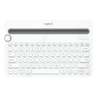 Logitech K480 / Compact Space-Saving Design Bluetooth Multi-device Keyboard (White)