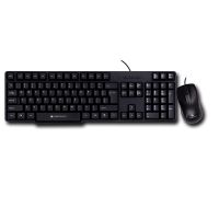 ZEBRONICS Zeb-Judwaa 750 Keyboard & Mouse Combo Wired USB Desktop Keyboard  (Black)