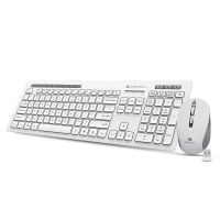 ZEBRONICS Zeb-Companion 500 Keyboard and Mouse Combo Wireless Desktop Keyboard (White, Grey)