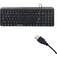 ZEBRONICS Zeb-Glide / Multimedia, Rupee Symbol Key, Gold Plated USB Connector Wired USB Desktop Keyboard  (Black)
