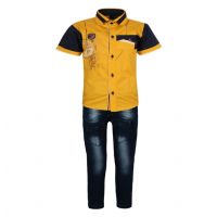 JAZZUP Shirt & Jeans Set For Boys