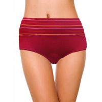 Feel Well-Maroon Stripe Shaping Panty