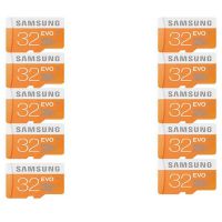 Samsung 32 Gb Micro Sdhc Card Class 10 Evo - Pack Of 10
