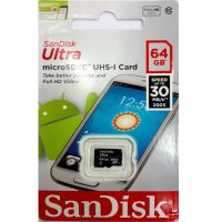 SanDisk Ultra 64 GB MicroSD Card Class 10 30 MB/S Memory Card