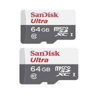 SanDisk 64 GB MicroSDHC Class 10 Memory Card Pk 2