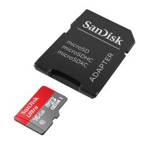 SanDisk Ultra 16 GB MicroSDHC UHS Class 1 48 MB/s Memory Card (With Adapter)