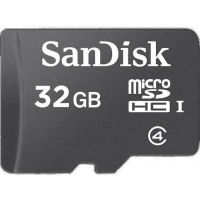 SanDisk Basic 32 GB MicroSD Card Class 4 90 MB/s Memory Card