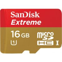 SanDisk Extreme 16 GB MicroSDHC Class 10 45 MB/s Memory Card