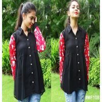 Mizzoli Fresh Black Gorgette Top 
