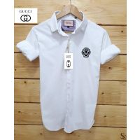 Designer White Men Full Sleeve Shirts