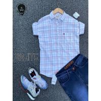 Classic White Men Full Sleeves Cotton Shirts