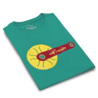Men's Round Neck T-Shirt - Cycle - Green