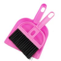 SuperDeals Set of 2 Mini Dustpan Set With Brush