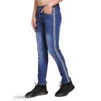 Designer Unique Denim  Blue Men Jeans