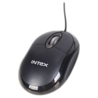 Intex Little Wonder It-op14 Usb Mouse Black