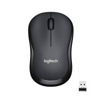 Logitech M221 / Silent Buttons, 1000 DPI Optical Tracking, Ambidextrous Wireless Optical Mouse  (USB 2.0, Black)