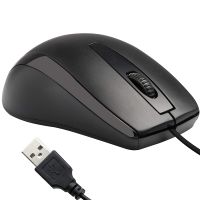 ZEBRONICS ALEX Wired Optical Mouse  (USB 2.0, Black)