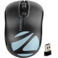 ZEBRONICS Dash Wireless Mouse Wireless Optical Mouse  (USB 2.0, Black)